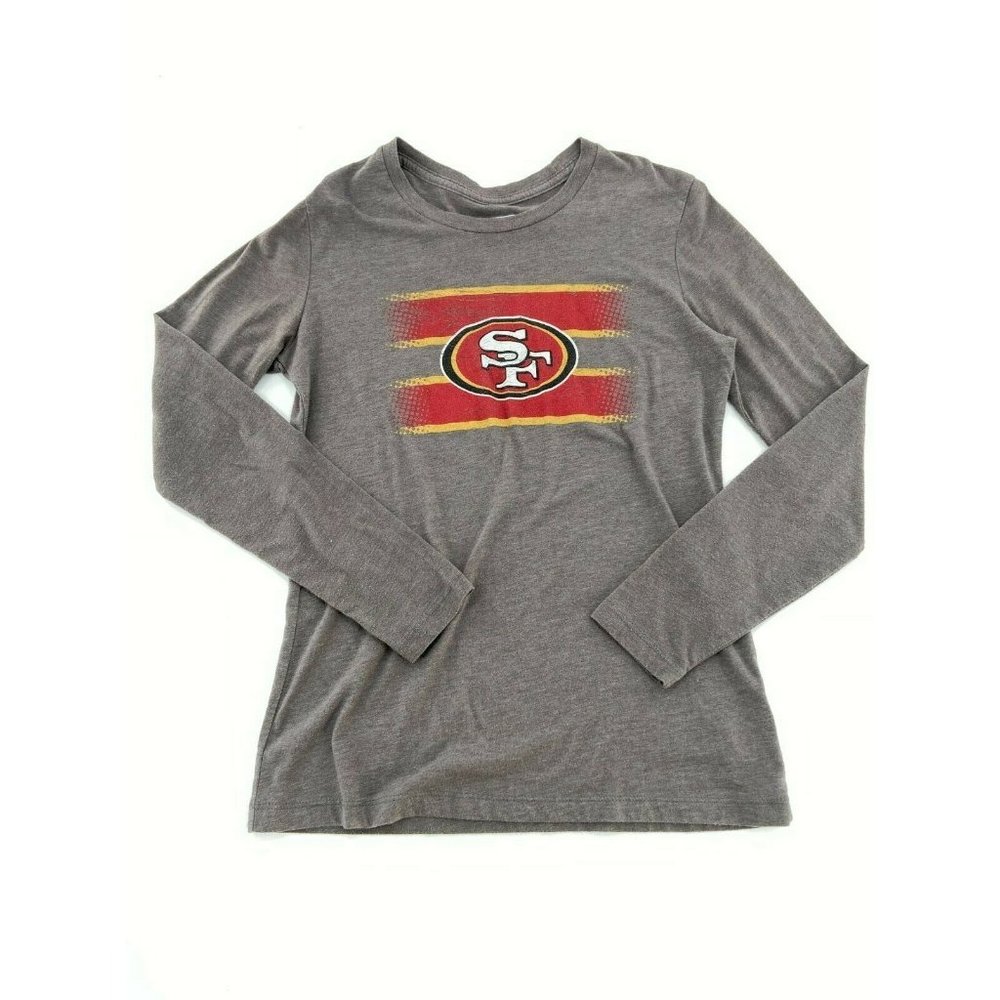Women’s NFL Team Apparel San Francisco 49ers LS T-shirt - Sz Sm - Gray EUC